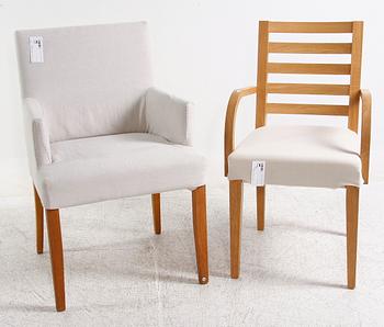 FÅTÖLJ SAMT KARMSTOL.