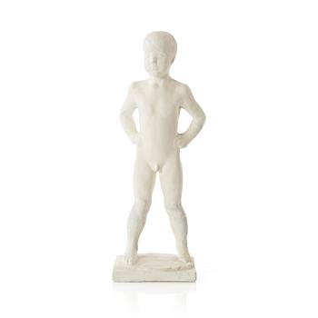 Gudmar Olovson, sculpture. Plaster. Signed. Height 22 cm, length 8 cm.