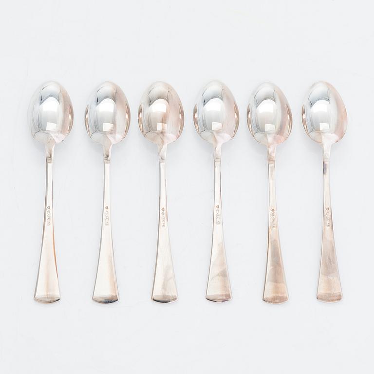 Tillander, Twelve spoons "Käpy" (Spruce cone) 1990-1992. Designed by Vilho Ellenberg 1920s.