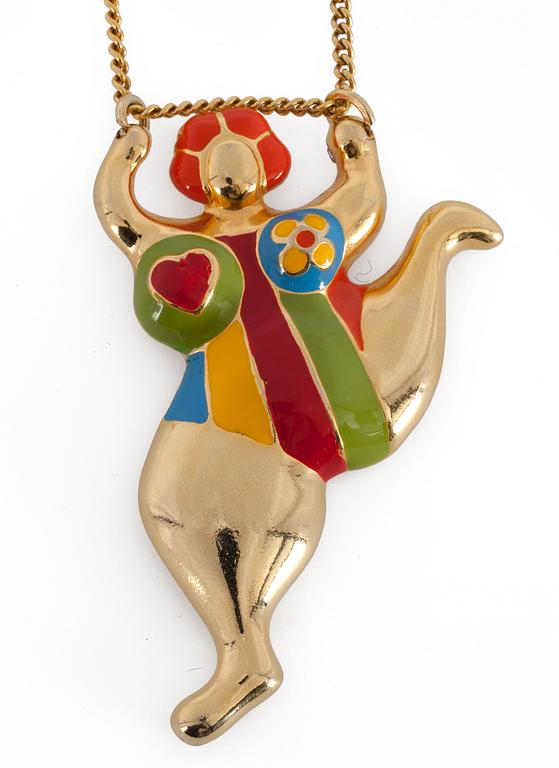 A Niki de Saint Phalle necklace, 1999.