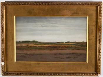 Joseph Knight, gouache, signed and dated 1891.