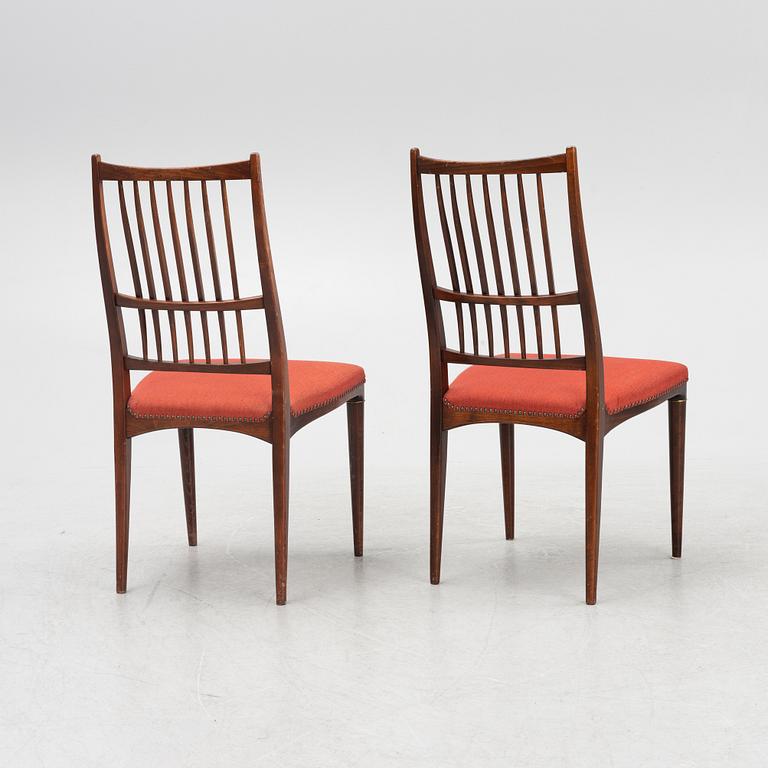 Svante Skogh, chairs, 6 pcs, "Cortina", Säffle Möbelfabrik, 1960s.