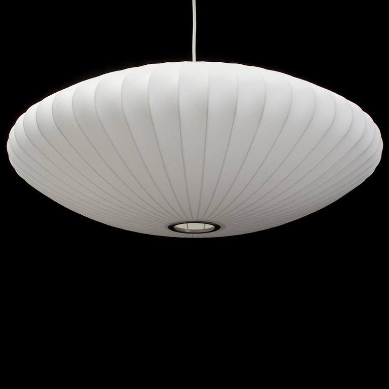 A 'Nelson Saucer Bubble' ceiling light by George Nelson, Herman Miller.