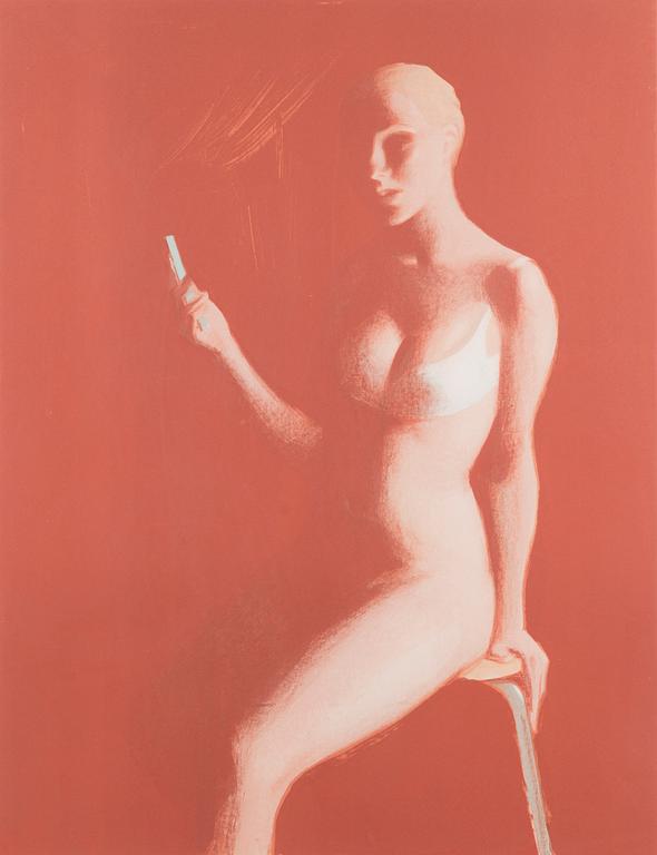 JANNE MYLLYNEN, litografi, signerad, numrerad 24/70.