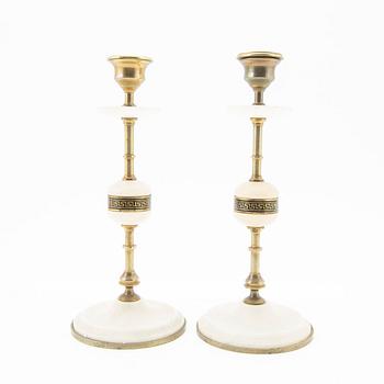 Candelabras, a pair, second half of the 20th century.