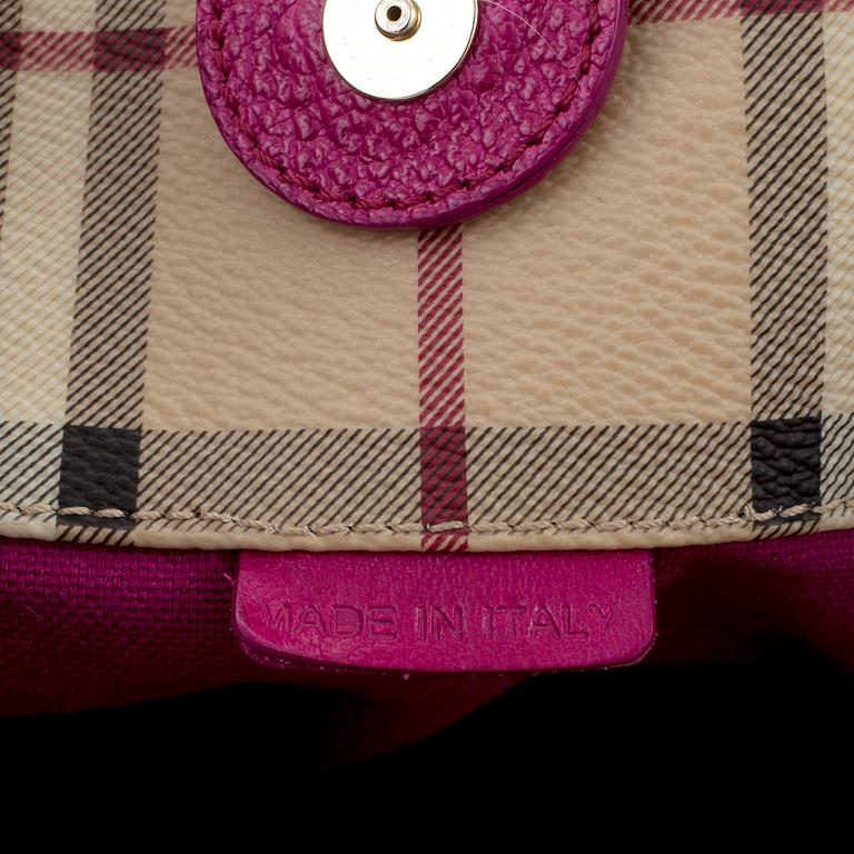 A Burberry handbag, "Canterbury tote pink".