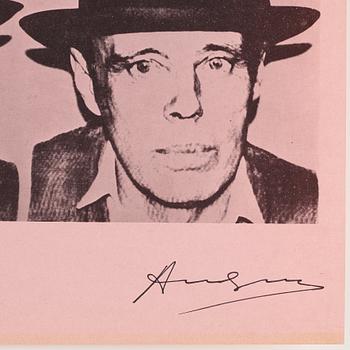 Andy Warhol Efter, "Josef Beuys".