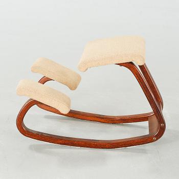 A stool by Peter Opsvik, "Balans", produced by Stokke, Norway from 1979.