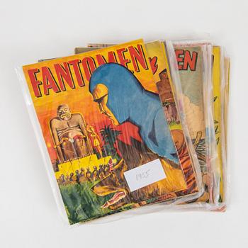 A complete set of "Fantomens julalbum" comic books 1944-2015.