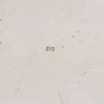 Servisdelar, 4 st, silver, bl.a. MEMA Lidköping, 1976.