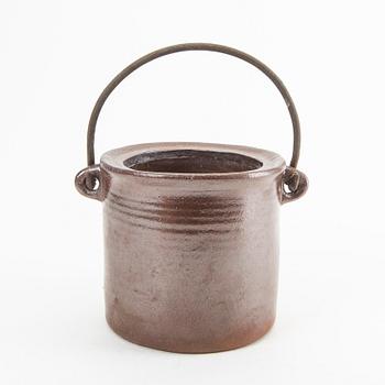 A Signe Persson-Melin stoneware ice bucket from Diverse Ting, Campos Fihlos Portugal.