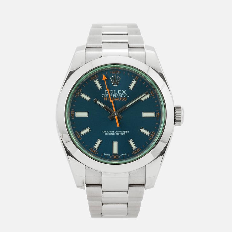 ROLEX, Oyster Perpetual, Milgauss, Chronometer, wristwatch, 40 mm.