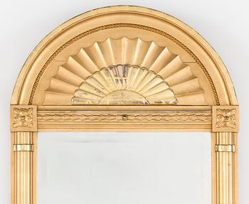 MIRROR, empire style, ca 1900.