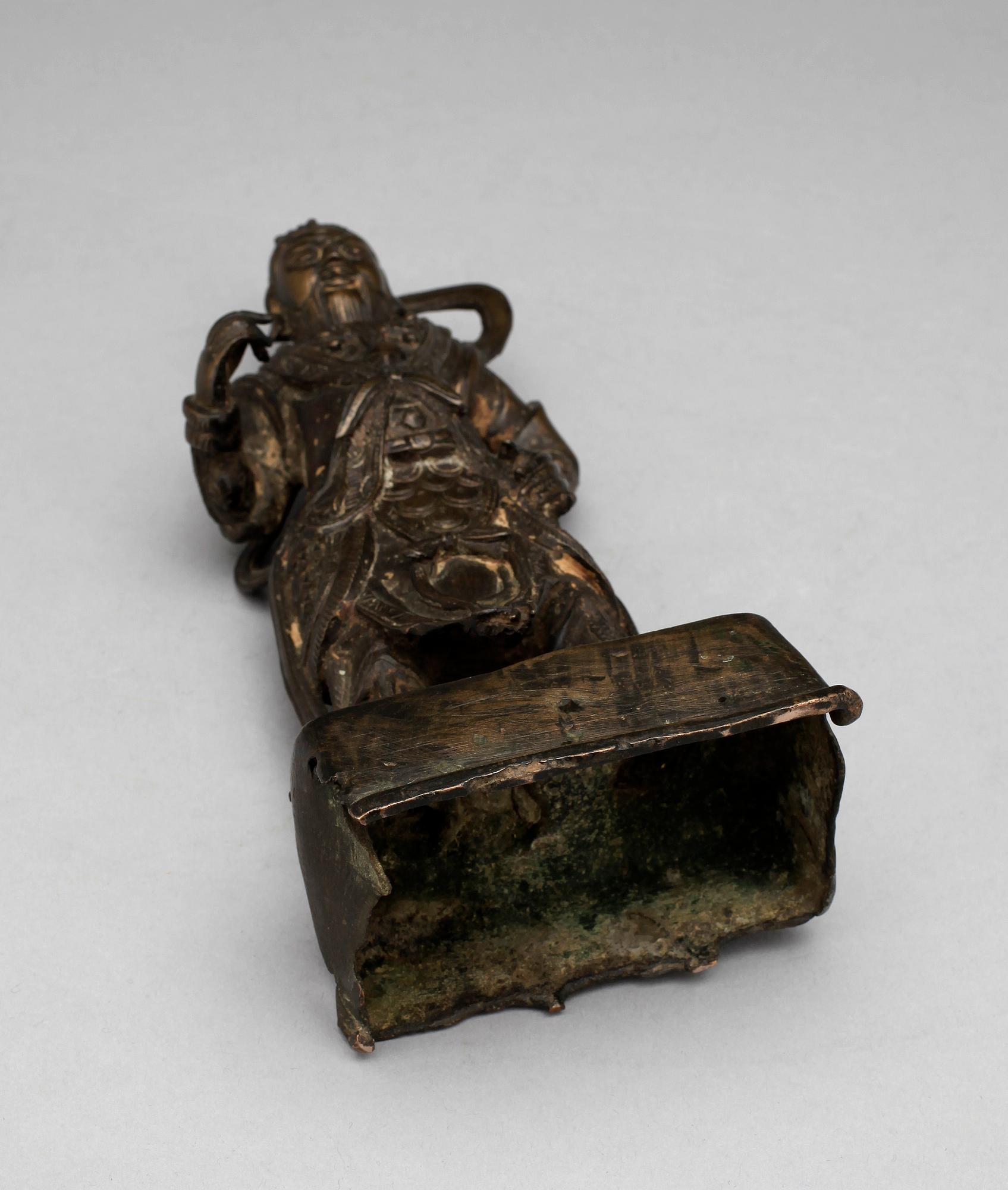 SKULPTUR, brons, Qing dynastin (1644-1912).