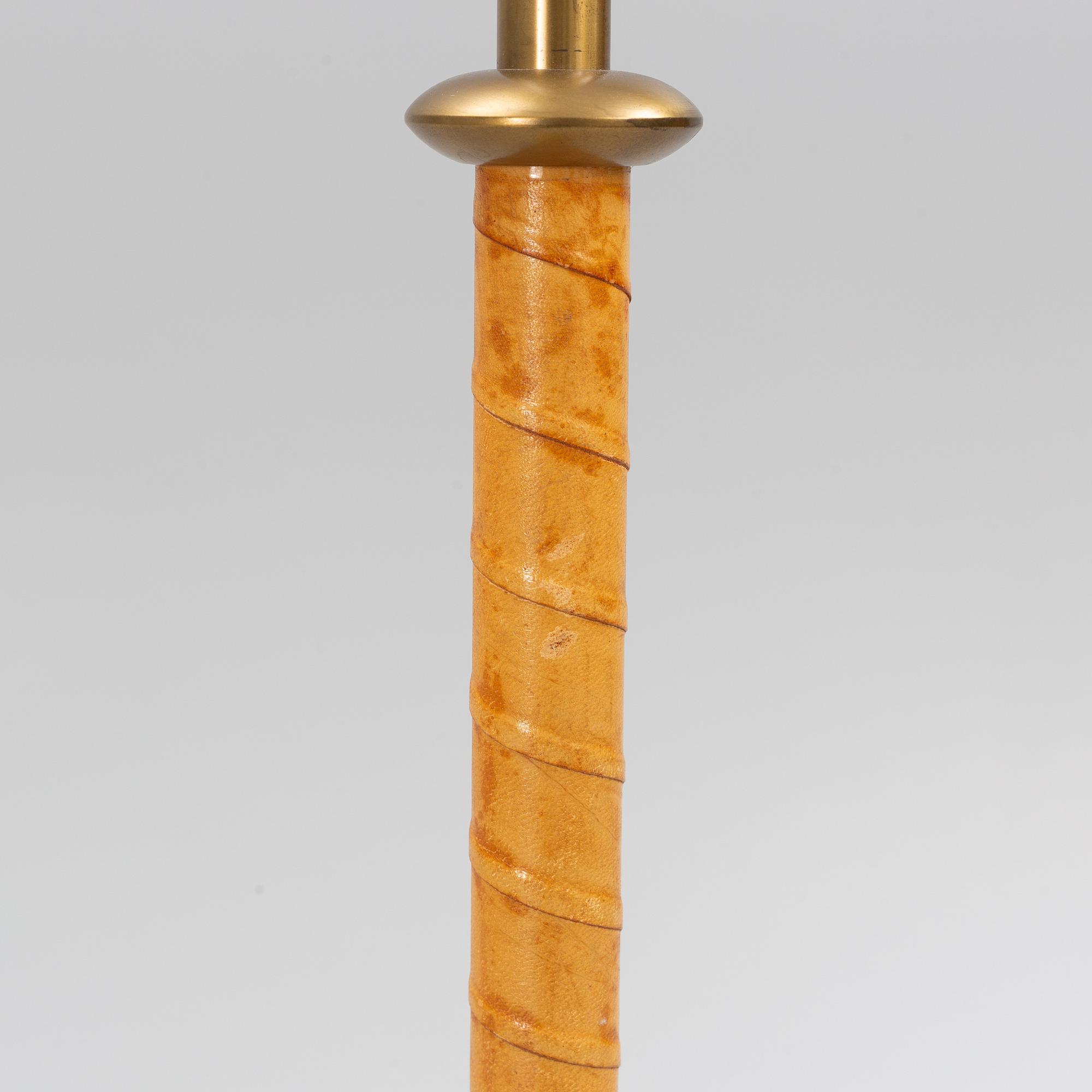 Harald Notini, a model "15600" floor light, Böhlmarks, 1950's.