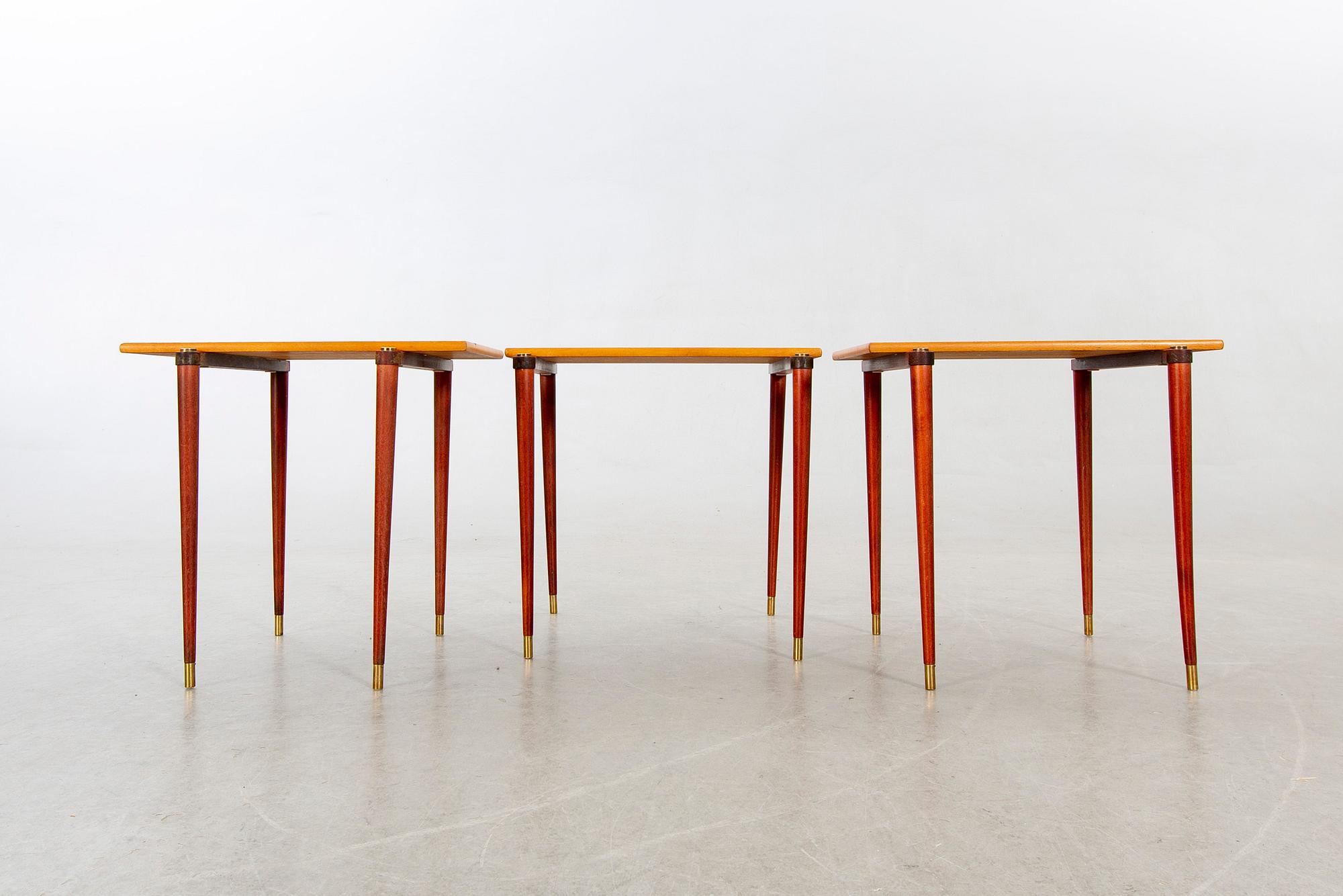 Satsbord, 3 delar, 1950-tal.