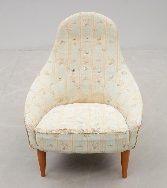 FÅTÖLJ, "Lilla Eva" ur Paradiset, Triva, Kerstin Hörlin-Holmquist för NK, 1900-talets mitt.