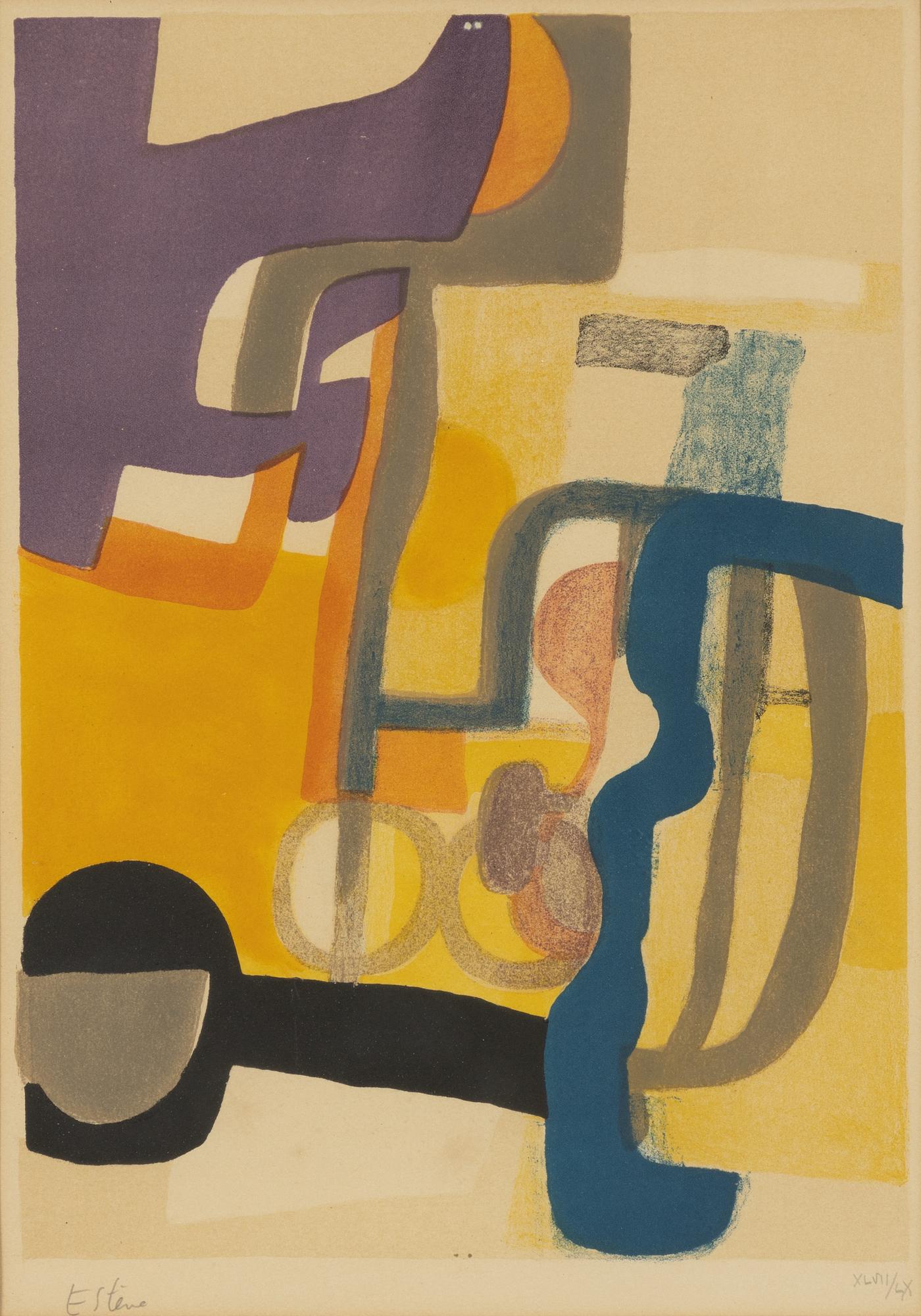 Maurice Estève, "Jour de fête".