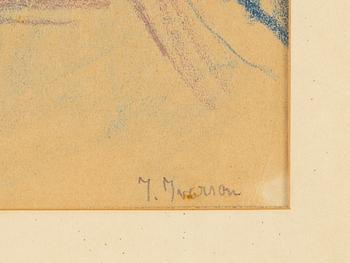 Ivan Ivarson, pastel, signed.