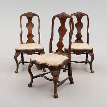 STOLAR, 3 st, rokoko, 1700-tal.