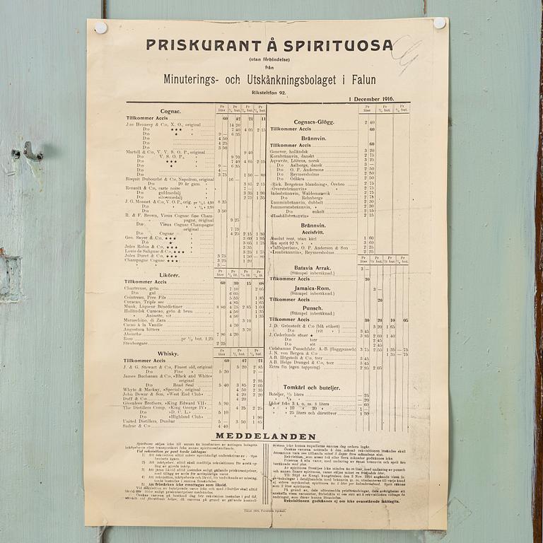 Skåp, allmoge, daterat 1816.