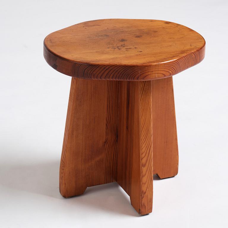 David Rosén, a pine "Berga" stool, Nordiska Kompaniet, Sweden 1930-40's.