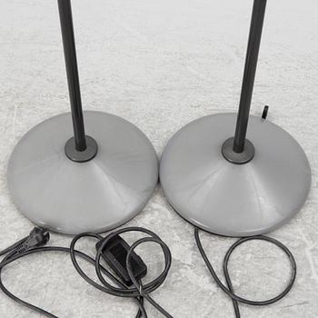 Perry King, Santiago Miranda & Gianluigi Arnald, floor lamps, a pair, "Jill", Arteluce, Italy.