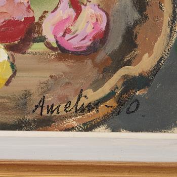 Albin Amelin, "Flowers (in a white jug)".