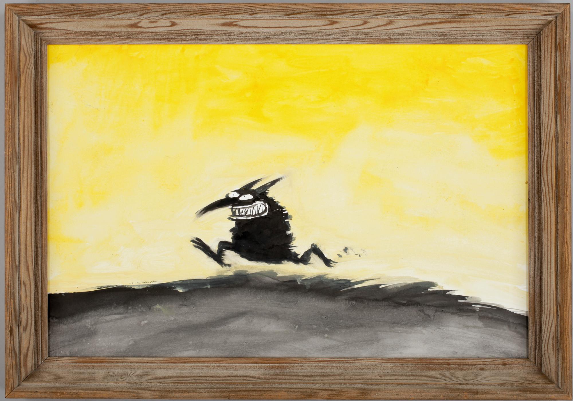 ULF LUNDKVIST, akvarell. Sign.