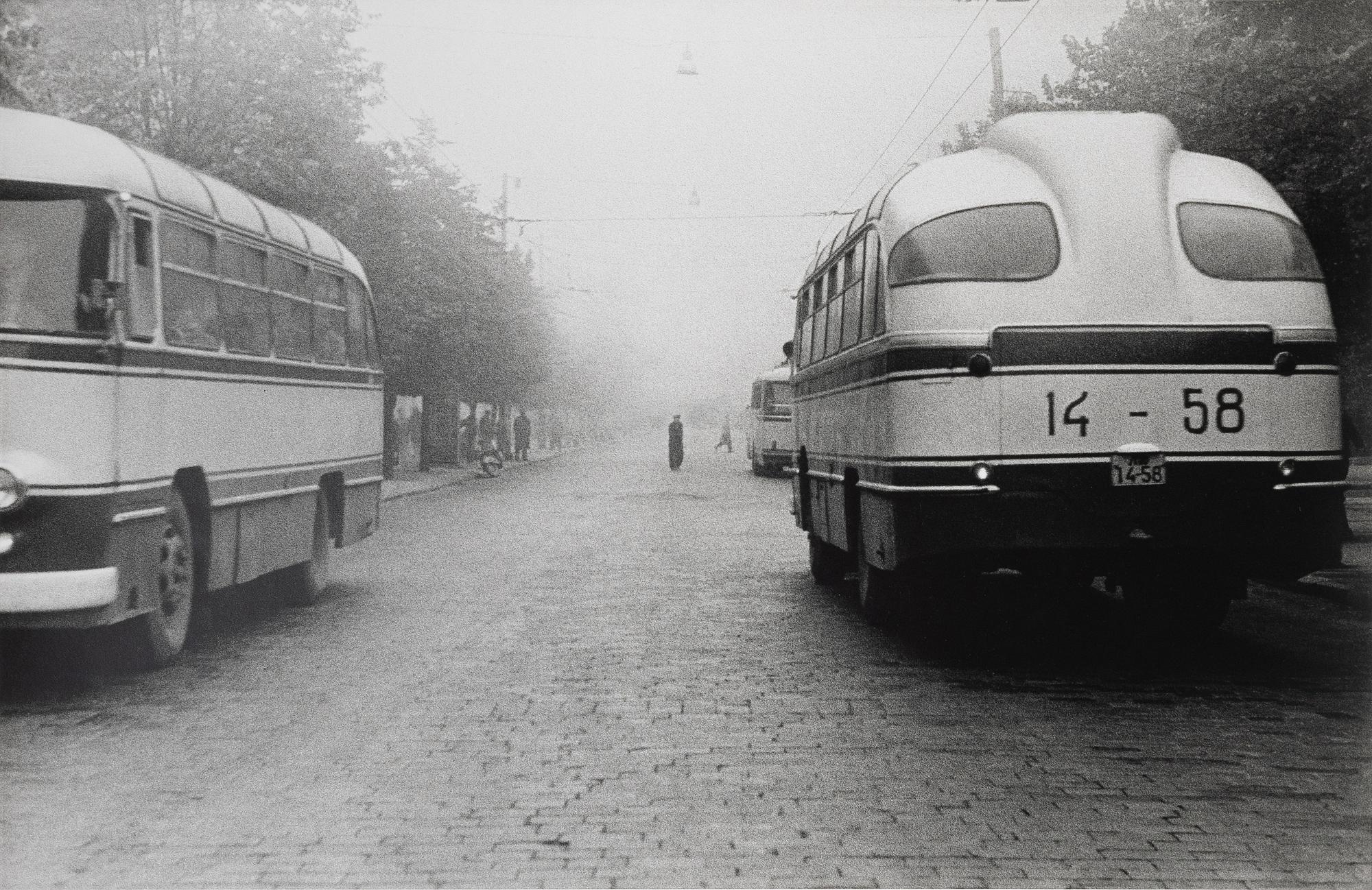 Antanas Sutkus, "In Vilnius's Streets, Bus No. 14-58, Vilnius, 1964".