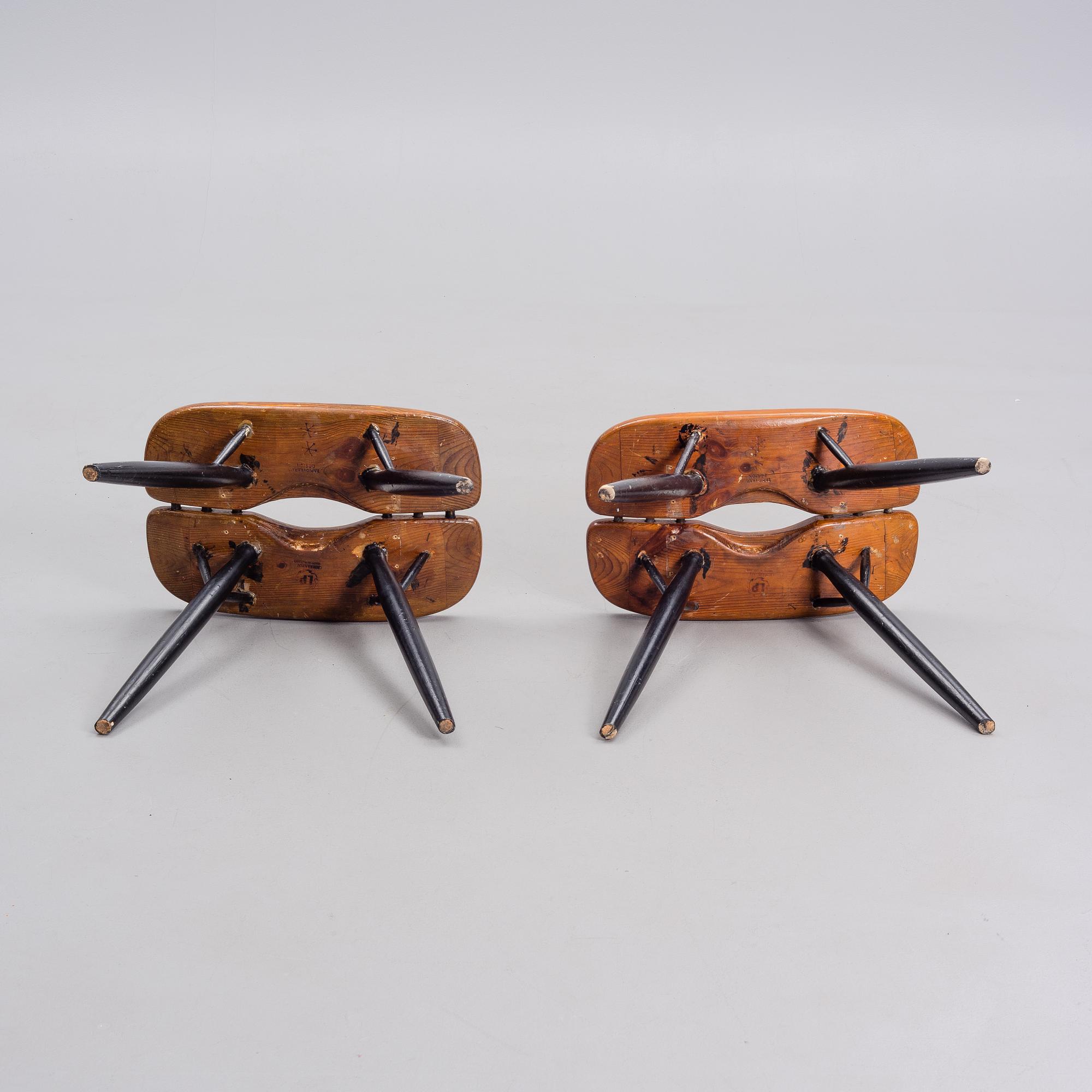 ILMARI TAPIOVAARA, A PAIR OF TOOLS. Pirkka. Laukaan Puu.