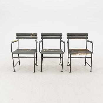 Gunnar Asplund, garden furniture 9 pcs Iwan B. Giertz Motala 1930s.