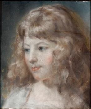 JOHN RUSSEL. Hans efterföljd. Pastell.