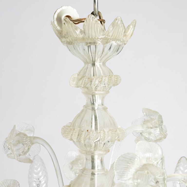 A Venetian type chandelier, mid-20th century.