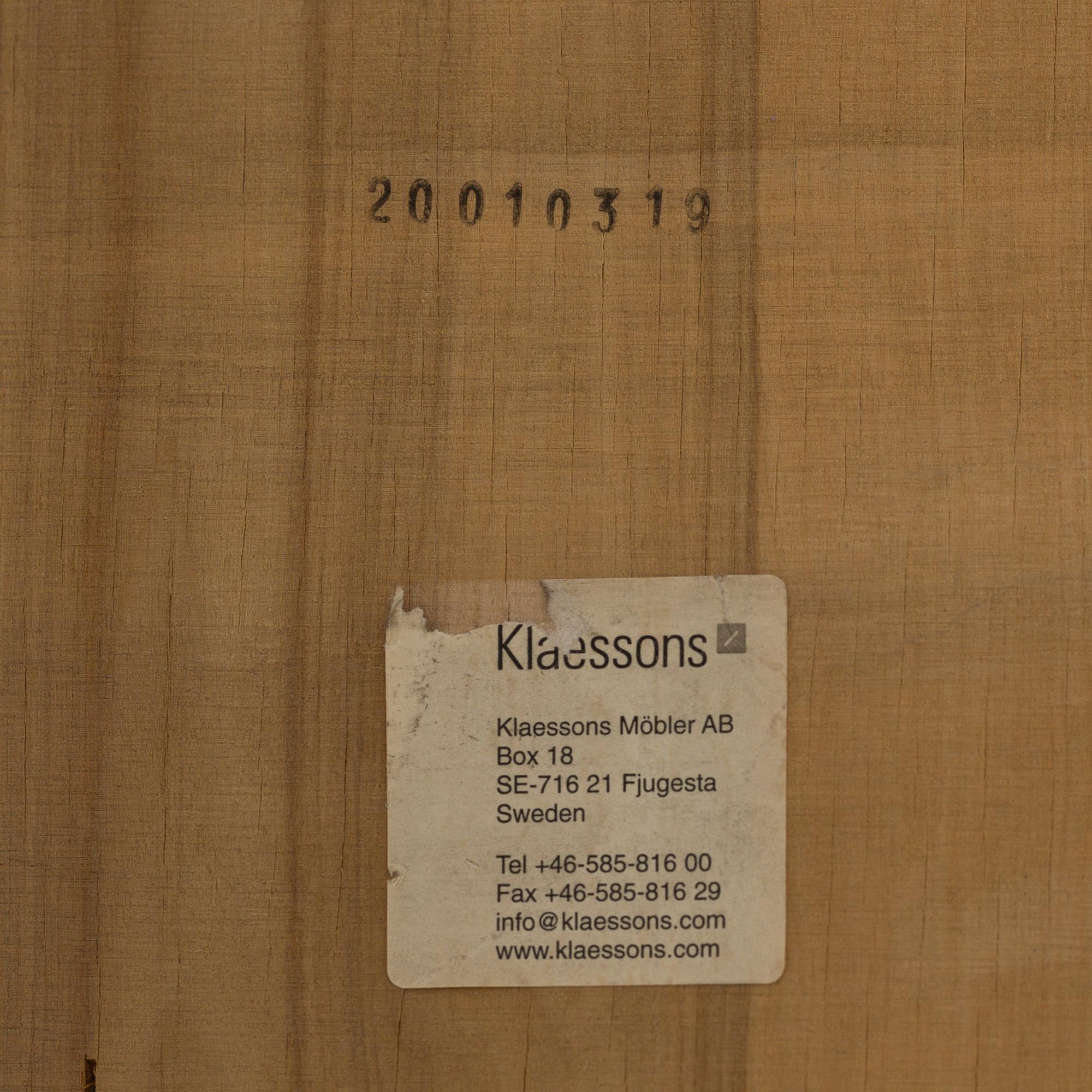 KLAESSONS, a modular "Longo" sofa set of two sofas, Fjugesta Sweden 21st Century.