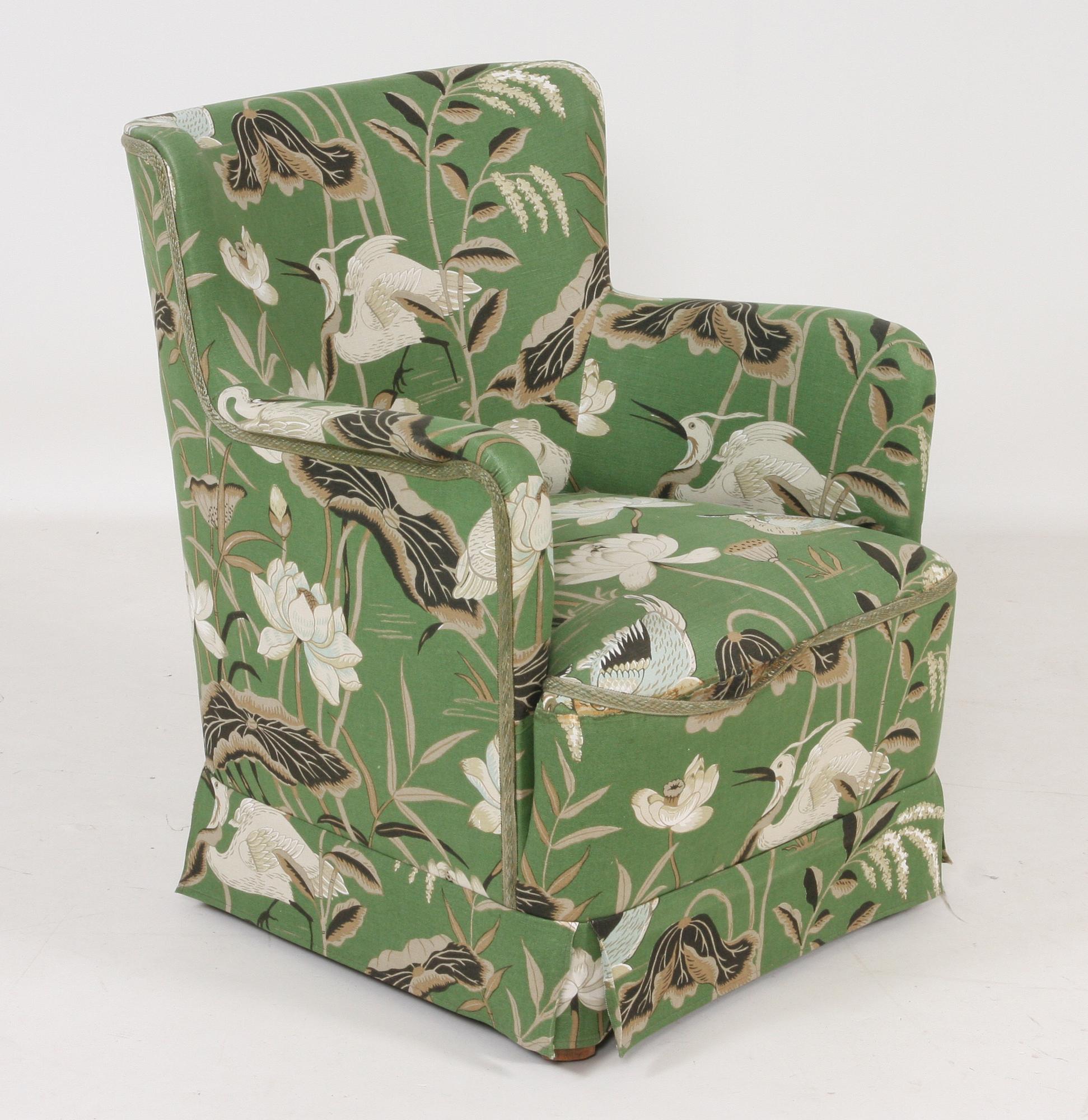 SOFFA samt FÅTÖLJER, ett par, 1900-talets andra hälft.