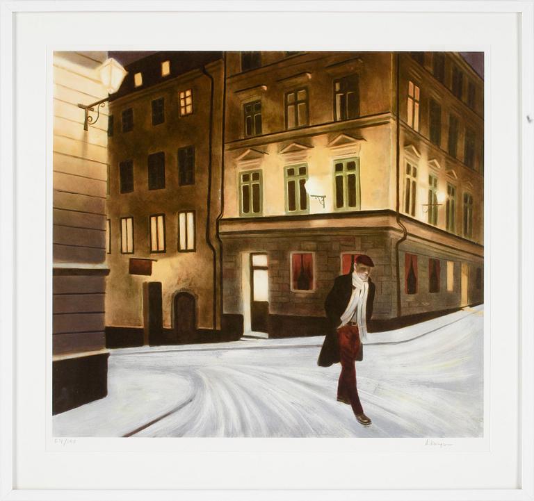 ALEXANDER KLINGSPOR, litografi, signerad och numrerad 64/190.