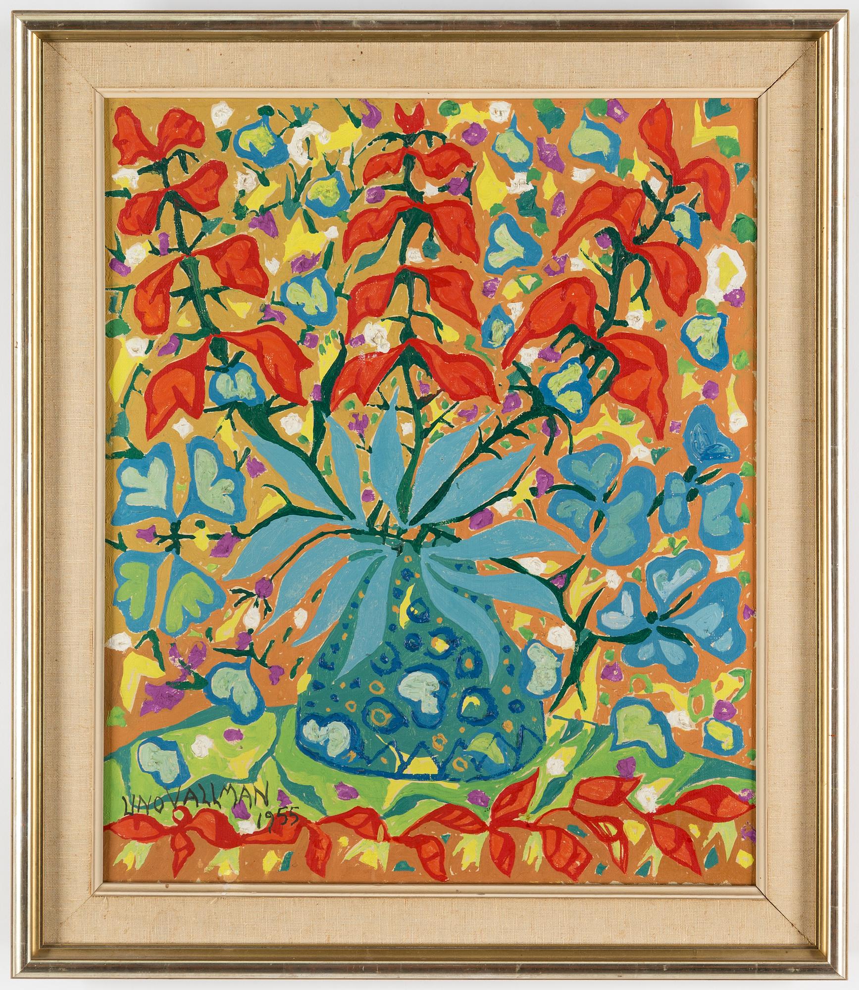 UNO VALLMAN, olja på duk, signerad och daterad 1955.