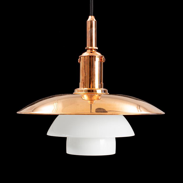 POUL HENNINGSEN, a limited edition 'PH 3 1/2 - 3' copper pendant, for Louis Poulsen, 21st century.