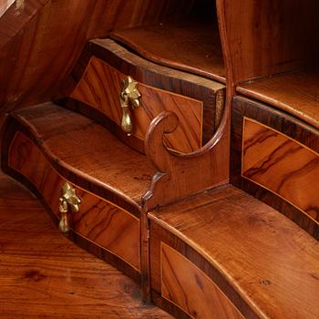 A Swedish Rococo 18th century secretaire.