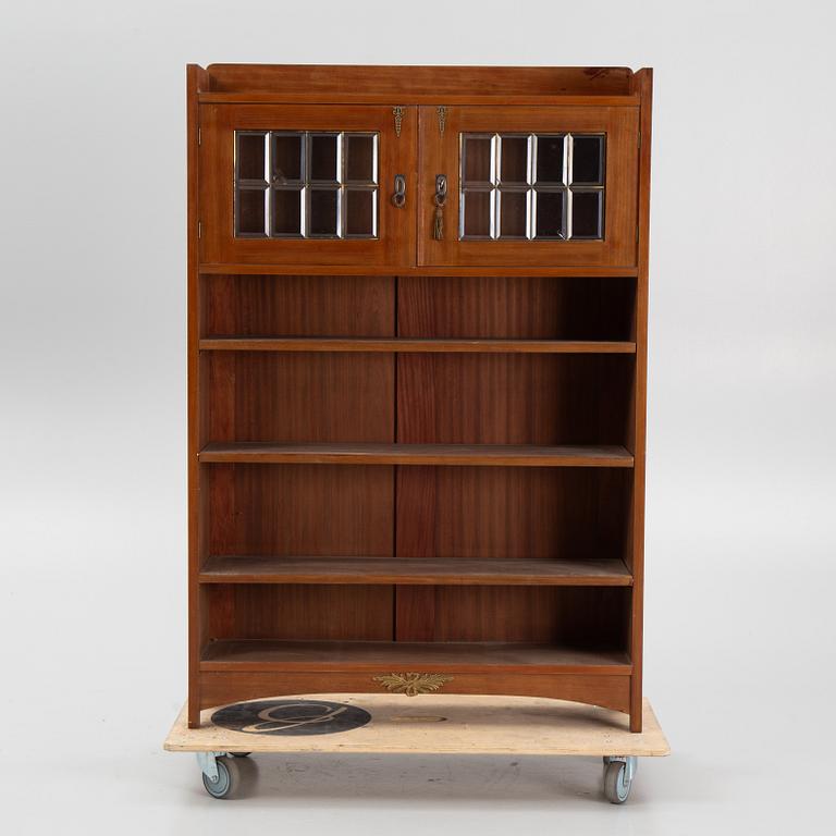 A bookcase, early 20th Century.