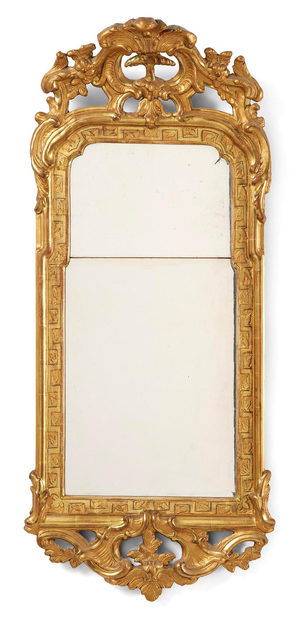 Spegel, Stockholmsarbete, 1700-talets senare del, Rokoko.