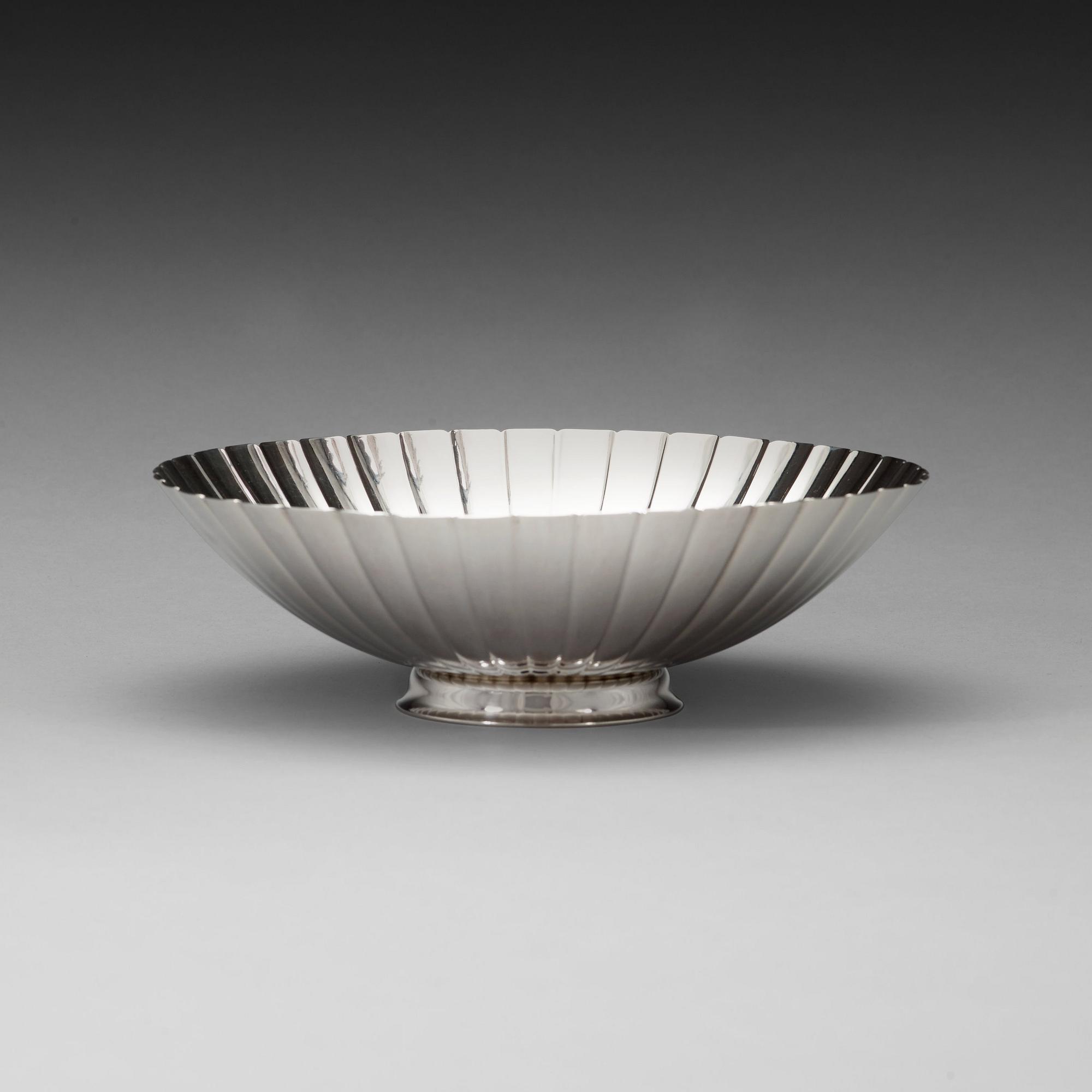 Sigvard Bernadotte, skål, Georg Jensen, Köpenhamn 1933-44, sterling.