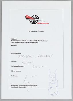SYLWESTER AMBROZIAK, sculpture, signed and dated -05.