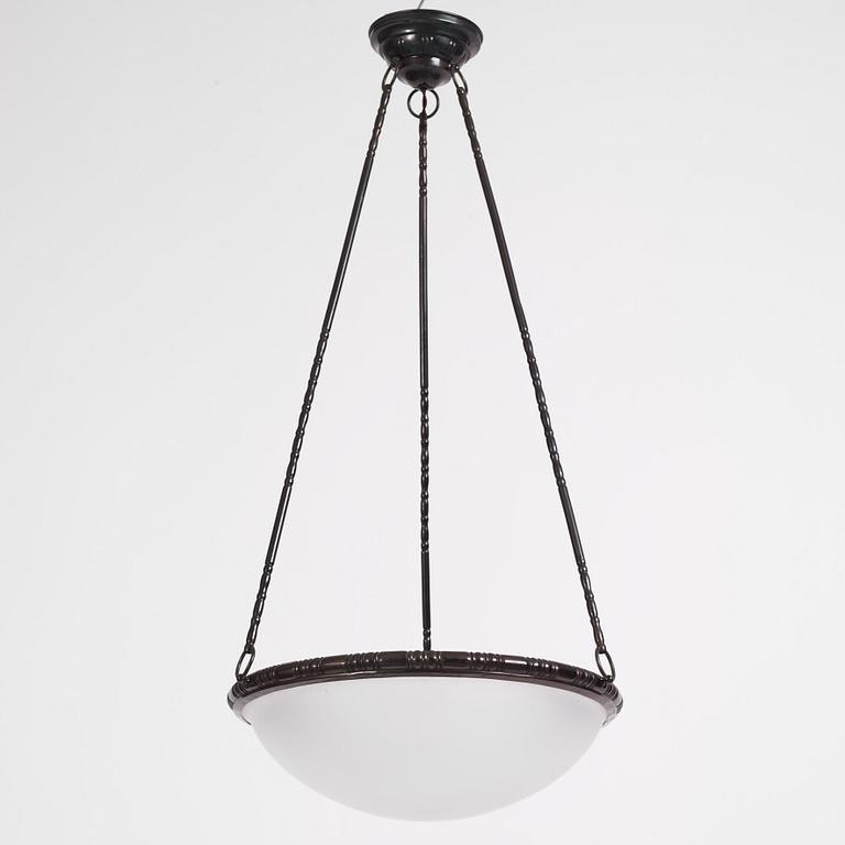 Harald Notini, ceiling lamp, model "5873", Arvid Böhlmarks Lampfabrik, 1920s.