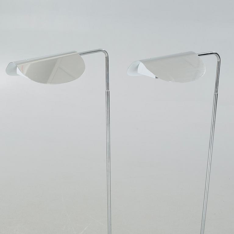 A pair of late 20th cenutry floor lamps, by Bergboms Scanlight.