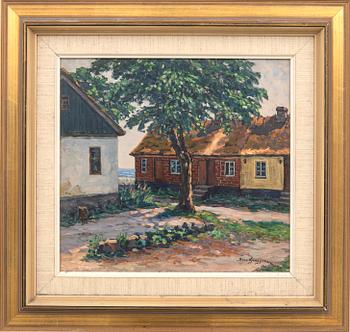 Bror Ljunggren, oil on panel signed and dated 1920.