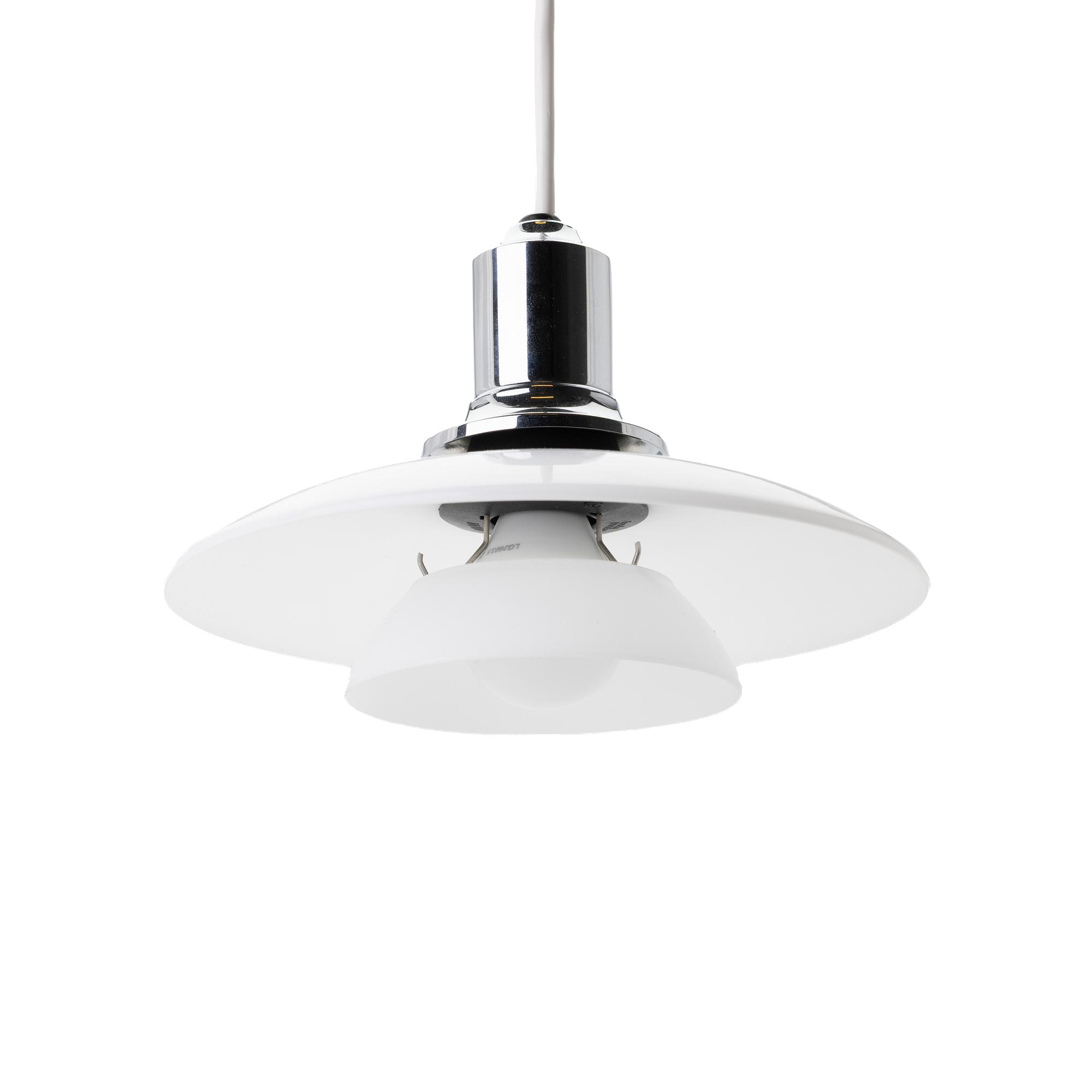 Poul Henningsen, taklampa, "PH 2/1", Louis Poulsen, Danmark.
