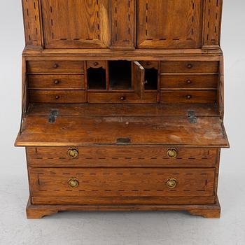 A writing cabinet, 18th Century.