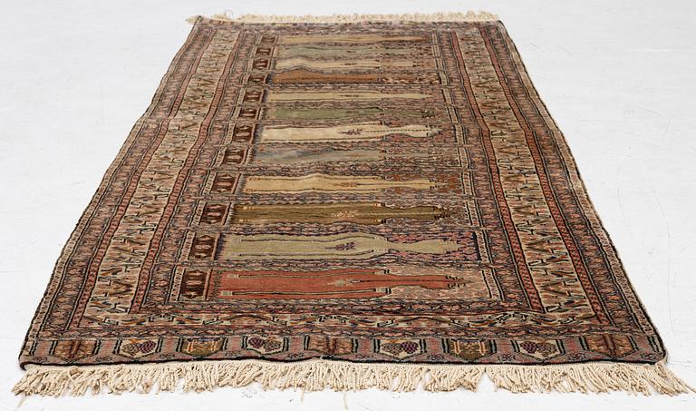 Carpet, Kayseri, approx. 220 x 92 cm.